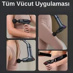 Auhma AMG-29 Şarjlı Profesyonel Kas Rahatlatıcı Masaj Tabancası (3'ü 1 Arada) - Görsel 5