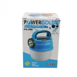 Powergold PG-200 Solar Şarjlı 50W LED Kamp Lambası ve El Feneri Powerbankli