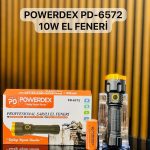 Powerdex PD-6572 Alüminyum Gövde 6 Saat Çalışma Süreli Taktik El Feneri