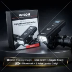 Wison WS-015 400 Lümen Otomatik Akıllı Işık Sensörlü Şarj Edilebilir Bisiklet Ön Farı