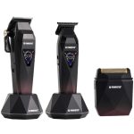 Powertec TR-5800 Profesyonel Saç Sakal Ense Günlük Tıraş Makinesi 3'lü Set