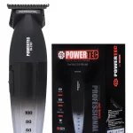 Powertec TR-2727 Black Profesyonel Type-C Şarjlı Dijital Göstergeli Saç Sakal Ense Çizim Tıraş Makinesi