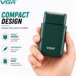 VGR V-390 Profesyonel Folyo Shaver Tıraş Makinesi – Islak Kuru Kullanım, 120 Dakika Çalışma - Görsel 5
