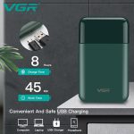 VGR V-390 Profesyonel Folyo Shaver Tıraş Makinesi – Islak Kuru Kullanım, 120 Dakika Çalışma - Görsel 2