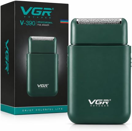 VGR V-390 Profesyonel Folyo Shaver Tıraş Makinesi – Islak Kuru Kullanım, 120 Dakika Çalışma