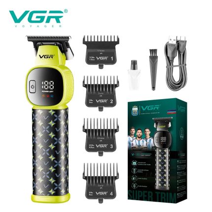 VGR V-185 Profesyonel Saç Sakal Tıraş Makinesi – 6500 RPM Turbo, 220 Dakika Kullanım