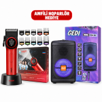 VGR V-001 Profesyonel Saç Kesme Makinesi + Amfili Hoparlör Hediyeli