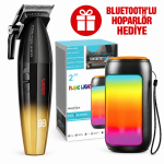 VGR V-003 Altın Profesyonel Saç Sakal Makinesi + Bluetooth Hoparlör Hediyeli