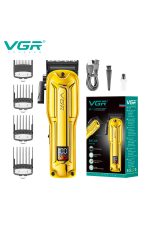 Saç Sakal Tıraş Makinesi Seti Metal Clipper Trimmer Gold | V-138 & V-290 - Görsel 4