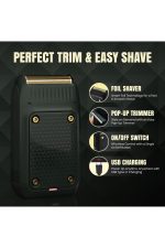Saç Sakal Tıraş Makinesi Seti Metal Trimmer Shaver | V-270 & V-353 - Görsel 3