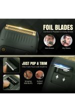 Saç Sakal Tıraş Makinesi Seti Metal Trimmer Shaver | V-270 & V-353 - Görsel 4