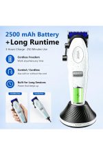 Şarjlı Tıraş Makinesi | V-887C - 9000 RPM 240 Dakika DLC Seramik Bıçak - Beyaz - Görsel 5