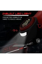 V-001 V-226 2'li Berber Seti 9000 RPM DLC Trimmer Saç Clipper Kırmızı - Görsel 3