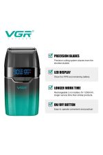 V-640 S2 & V-308 3'lü Berber Tıraş Makinesi Seti 9000 RPM Clipper Trimmer Metal Shaver - Görsel 4