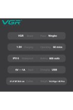 Tıraş Makinesi V-290 & V-387 - 2'li Berber Seti Turbo T-Bıçak Trimmer Çift Folyo Shaver - Görsel 5