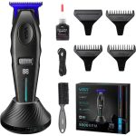 Şarjlı Tıraş Makinesi | V-887T - 9000 RPM 240 Dakika Profesyonel Trimmer - Siyah