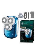 Tıraş Makinesi V-071 & V-346 Tıraş Makinesi - 7000 RPM T-Bıçak Trimmer - Döner Mini Shaver - 2'li Kişisel Bakım Seti - Görsel 3