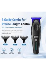Şarjlı Tıraş Makinesi | V-887T - 9000 RPM 240 Dakika Profesyonel Trimmer - Siyah - Görsel 3