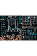 V-889 S2 Profesyonel 9000 RPM Yüksek Hız Metal Gövde Şarjlı Saç ve Sakal Çizim - Görsel 3