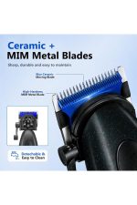 Şarjlı Tıraş Makinesi | V-887C - 9000 RPM 240 Dakika DLC Seramik Bıçak - Siyah - Görsel 3
