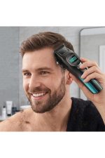 Saç Tıraş Makinesi | Outer Rotor BLDC Motor | Seramik Bıçak Clipper - Turkuaz - V-888C - Görsel 7