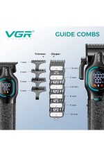 Tıraş Makinesi Seti | V-886 S3 - Profesyonel 3'lü 9000 RPM DLC Seramik Bıçak - Siyah - Görsel 8