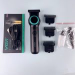 Şarjlı Tıraş Makinesi | V-990 - 8000 RPM Turbo LED Işıklı 200 Dakika - Siyah