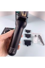 Şarjlı Tıraş Makinesi | V-990 - 8000 RPM Turbo LED Işıklı 200 Dakika - Siyah - Görsel 2