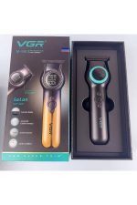Şarjlı Tıraş Makinesi | V-990 - 8000 RPM Turbo LED Işıklı 200 Dakika - Siyah - Görsel 3