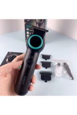 Şarjlı Tıraş Makinesi | V-990 - 8000 RPM Turbo LED Işıklı 200 Dakika - Siyah - Görsel 6