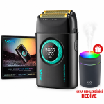 VGR V-378 Siyah Folyo Sakal Tıraş Makinesi + USB Hava Nemlendirici Hediyeli